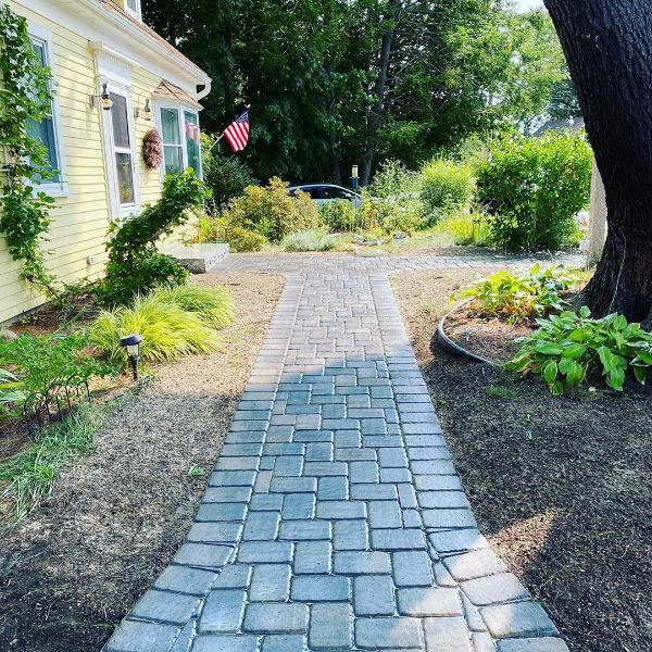 Front paver installation Oswego IL